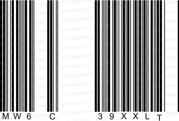 MW6 Code39XXLT Regular