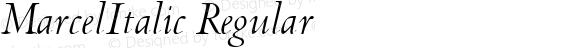 MarcelItalic Regular