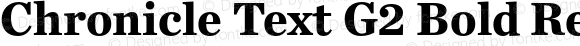 Chronicle Text G2 Bold Regular