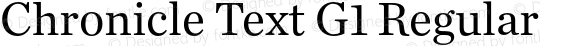 Chronicle Text G1 Regular