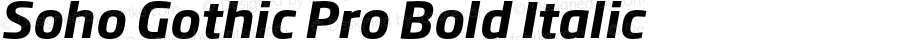 SohoGothicPro-BoldItalic