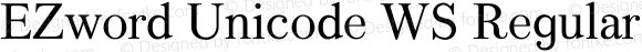 EZword Unicode WS Regular