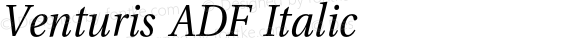 Venturis ADF Italic