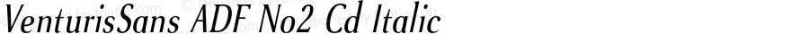 VenturisSansADFNo2Cd-Italic