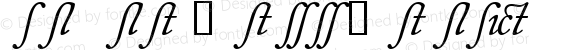 CaslonAlternateSSK Italic