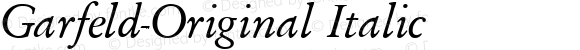Garfeld-Original Italic