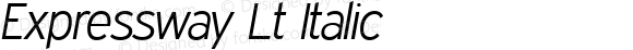 Expressway Lt Italic