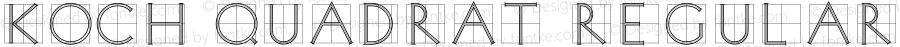 Koch Quadrat Regular Macromedia Fontographer 4.1.3 12/18/04