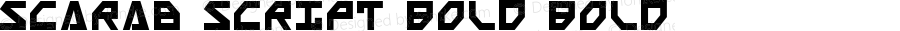 Scarab Script Bold Bold 2