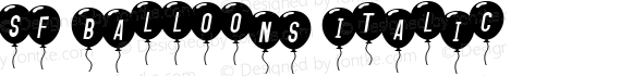 SF Balloons Italic