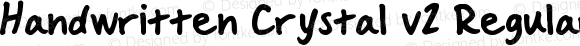 Handwritten Crystal v2 Regular