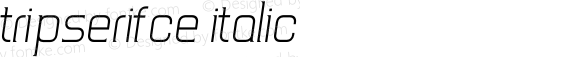 TripSerifCE Italic