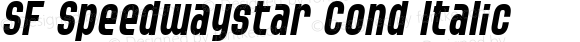 SF Speedwaystar Cond Italic