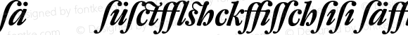 DTL Fleischmann Display Bold Italic
