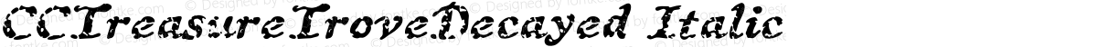 CCTreasureTroveDecayed Italic