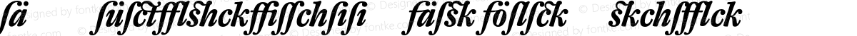 DTLFleischmannT Alt Bold Italic