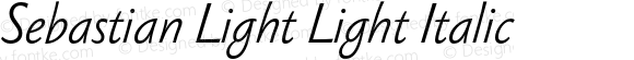 SebastianLight-Italic