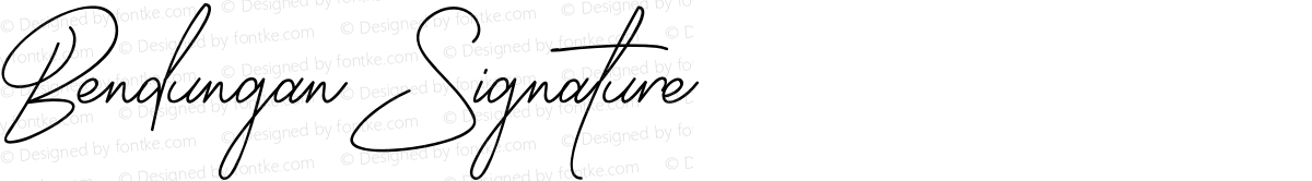 Bendungan Signature