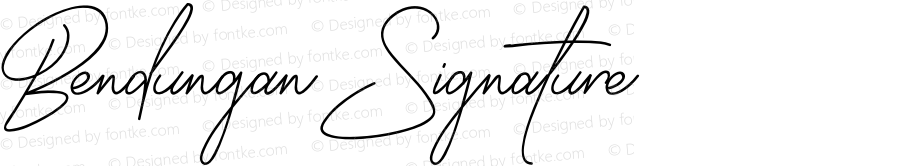 Bendungan Signature