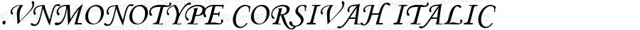 .VnMonotype corsivaH Italic