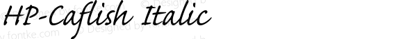 HP-Caflish Italic