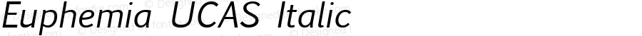 Euphemia UCAS Italic