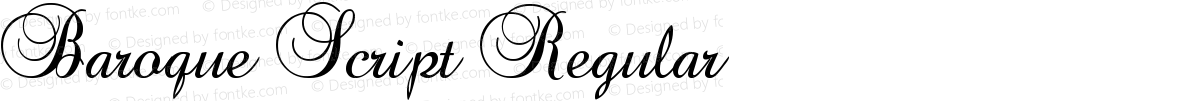 Baroque Script Regular