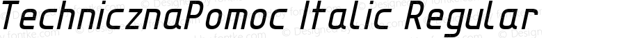 TechnicznaPomoc Italic Regular