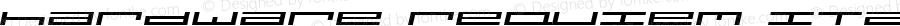 hardware requiem italic