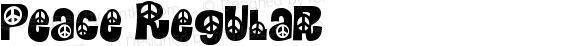 Peace Regular Macromedia Fontographer 4.1.3 3/6/03