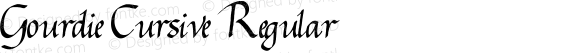 Gourdie Cursive