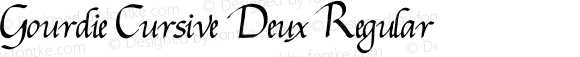 Gourdie Cursive Deux