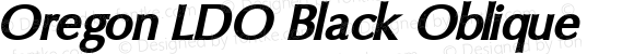 Oregon LDO Black Oblique