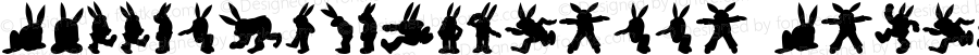 Rabbit35Silhouette Regular Macromedia Fontographer 4.1J 08.7.3