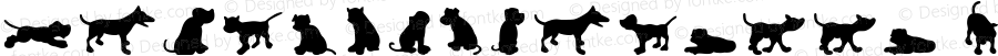 Dog30Silhouette Regular Macromedia Fontographer 4.1J 08.7.3