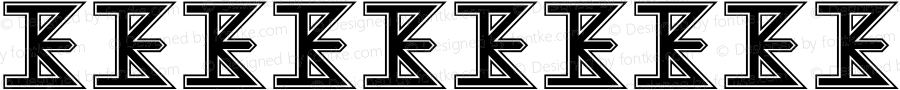 The KISS Font Regular Macromedia Fontographer 4.1 3/12/2008