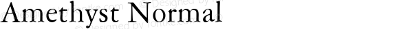 Amethyst Normal Altsys Fontographer 4.1 5/28/96