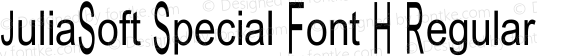 JuliaSoft Special Font H Regular