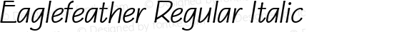 Eaglefeather Regular Italic