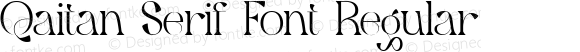 Qaitan Serif Font Regular