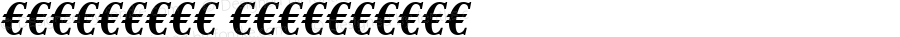 EuroSerif-Bold Italic