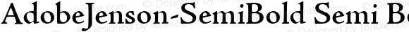 AdobeJenson-SemiBold Semi Bold