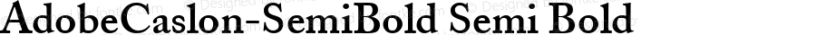 AdobeCaslon-SemiBold
