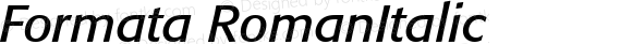 Formata RomanItalic