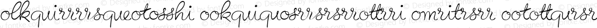 Birthday Ligatures Four Regular