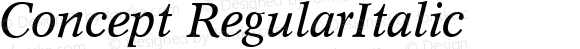 Concept-RegularItalic