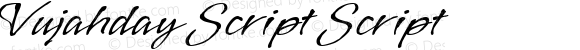 Vujahday Script Script Macromedia Fontographer 4.1.5
