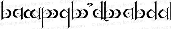 Tengwar Mornedhel Regular