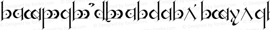 Tengwar Mornedhel Regular