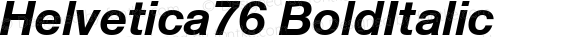 Helvetica76-Bold Italic
